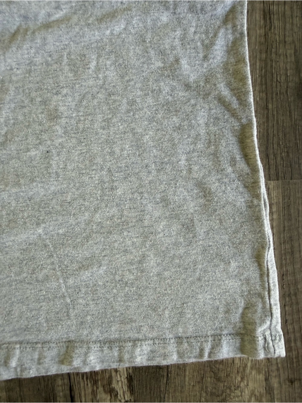 Melrose & Market Top Gray Short Sleeve Top Cut Out Back Size Large - Picture 2 of 8